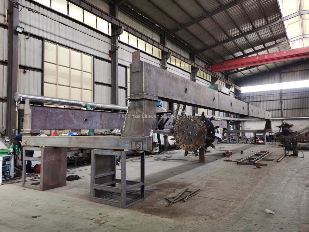150-400m3/H ক্ষমতা জৈব বর্জ্য কম্পোস্ট টার্নার মেশিন হুইল প্রকার