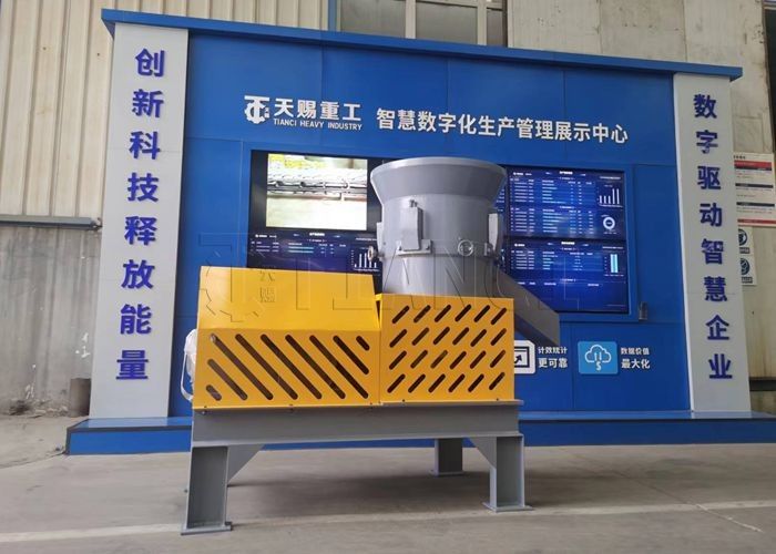 অবলেটের আকারের দানাদার উৎপাদন লাইন, বৃহৎ আকারের উৎপাদনের জন্য ফ্ল্যাট-ডাই প্রেস গ্র্যানুলেশন লাইন