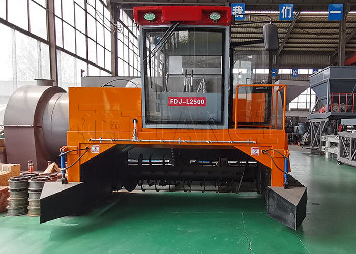 জৈব সার গাঁজন কম্পোস্ট মেশিন ক্রলার টাইপ গ্রাউন্ড পাইল এরোবিক ডিকম্পোজিশন এর জন্য