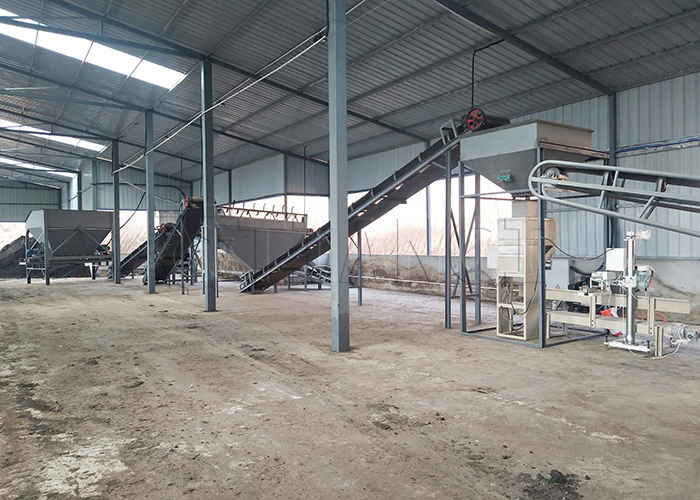 যৌগিক সার কম্পোস্ট পাউডার উৎপাদন লাইন জৈব সার পাউডার উৎপাদন লাইন