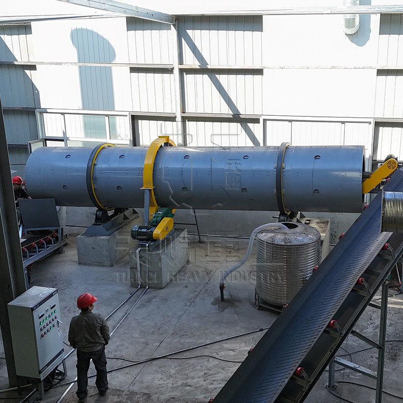 স্প্রে জল যোগ টাইপ ড্রাম গ্রানুলেটর ড্রাম গ্রানুলেটর জন্য জৈব যৌগ সার ড্রাম গ্রানুলেটর গ্রানুলেশন লাইন