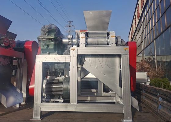 স্টেইনলেস স্টীল রাসায়নিক সার granulating মেশিন ডাবল রোলার প্রেস granulator