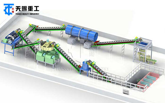 গরুর ময়লা যৌগিক সার উৎপাদন লাইন